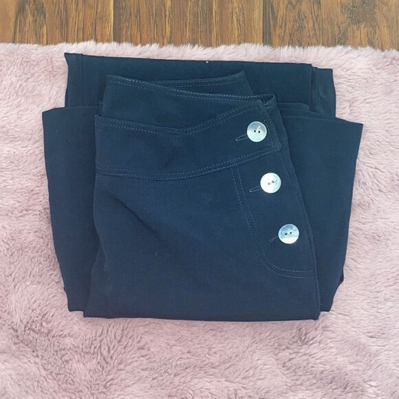 Soft Surrounding Blue Button Pants - Picture 2 of 11